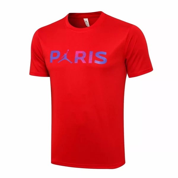 Trainingsshirt Paris Saint Germain 2021-2022 Rote Lila Günstige Fußballtrikots